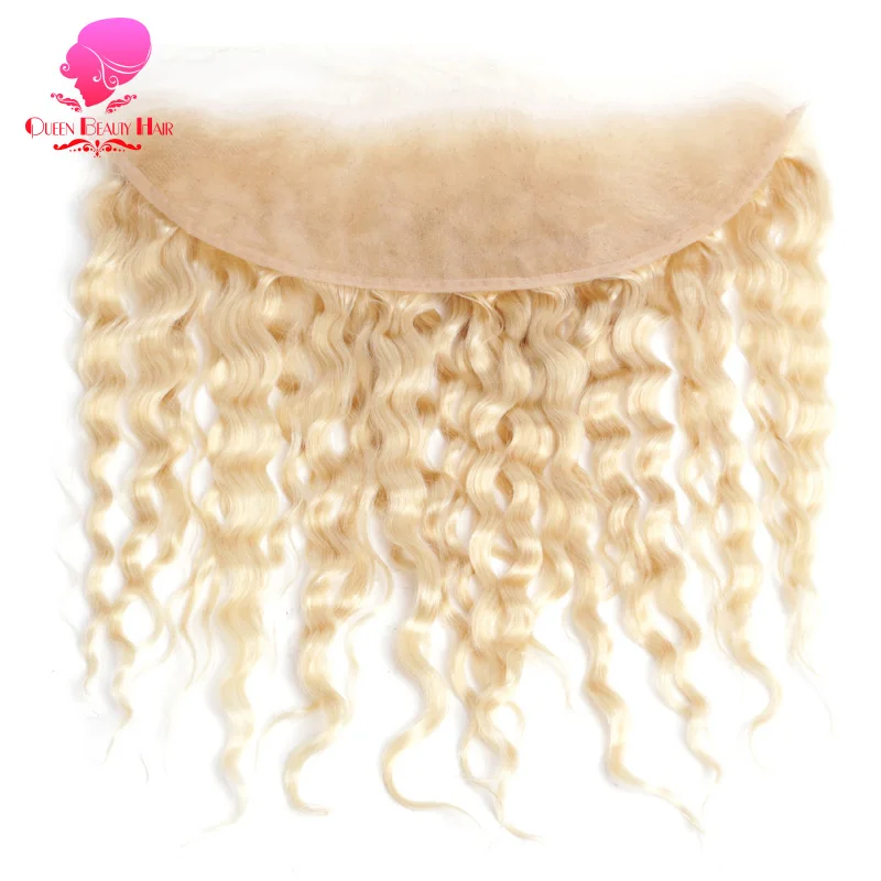 QUEEN 13x4 613 Blonde Brazilian Deep Wave Lace Frontal Closure Remy Swiss Preplucked Middle Free Part Transparent Lace Frontal
QUEEN 13x4 613 Blonde Brazilian Deep Wave Lace Frontal Closure Remy Swiss Preplucked Middle Free Part Transparent Lace Frontal