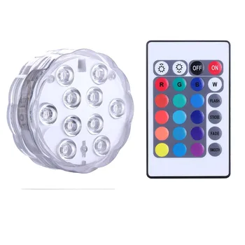 Battery Powered Submersible LED Lamp with Remote/ RGB Multi Color Changing Waterproof Light for Aquarium, Pond, Wedding,Party
Battery Powered Submersible LED Lamp with Remote/ RGB Multi Color Changing Waterproof Light for Aquarium, Pond, Wedding,Party