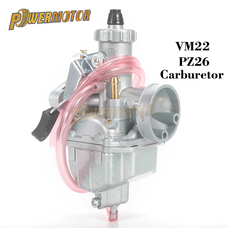 

PowerMotor 125cc Dirt bike Pit Bike Mikuni VM22 Carburetor Performance For 125 140cc Horizontal Engine PZ26 26mm Carbureter