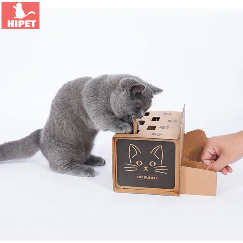 HIPET Hot Cat Catching Toy Puzzle Box High Quality Corrugated Paper Interactive Scratch Hits The Ground Mice Funny Pet Cats Toys
HIPET Hot Cat Catching Toy Puzzle Box High Quality Corrugated Paper Interactive Scratch Hits The Ground Mice Funny Pet Cats Toys