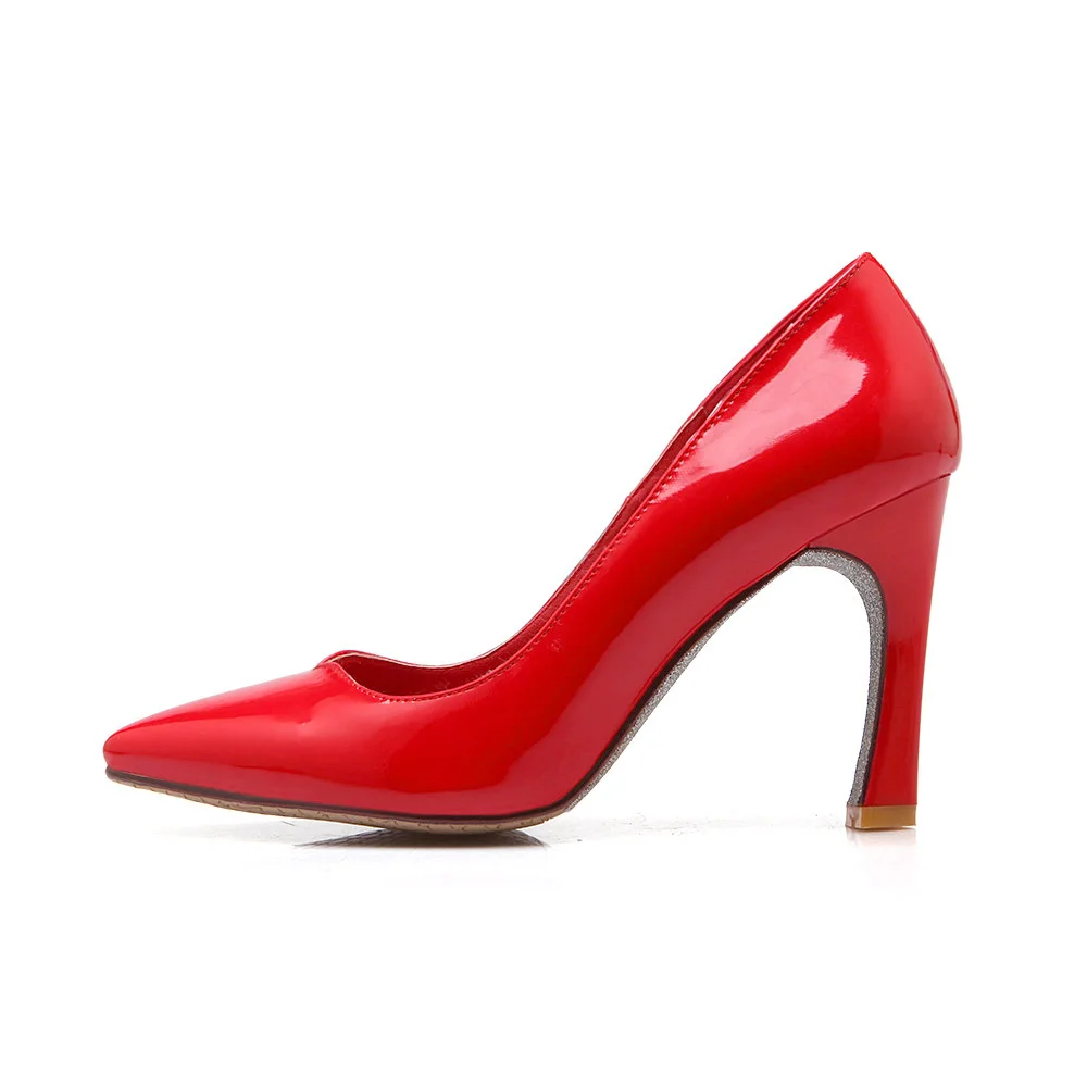 Sales New HOT Sexy Women Nude Pumps Black Red White Ladies Glossy Shoes Comfortable High Heels ACP053 Plus Big Size 10 43
Sales New HOT Sexy Women Nude Pumps Black Red White Ladies Glossy Shoes Comfortable High Heels ACP053 Plus Big Size 10 43
