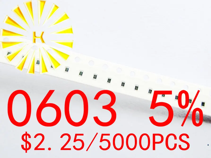 0603 5% чиповые резисторы 0,01-0,1 R 5000-R 0R 1R-10M 1/10 Вт SMD резистор x шт.
0603 5% чиповые резисторы 0,01-0,1 R 5000-R 0R 1R-10M 1/10 Вт SMD резистор x шт.