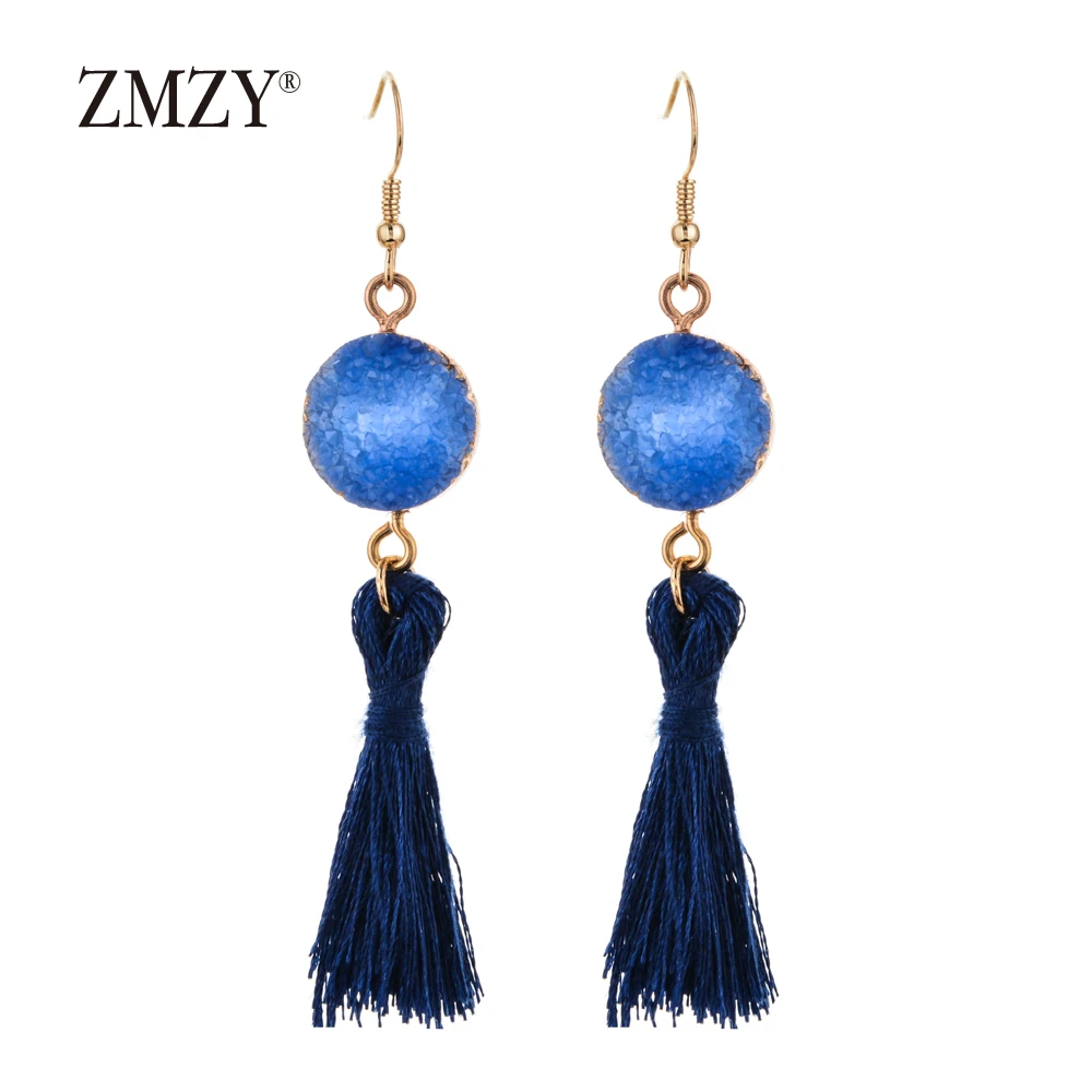 ZMZY Handmade Boho Resin Stone Tassel Earrings for Women Female Drop Dangle Women Earring Girl Bohemian Statement Jewelry
ZMZY Handmade Boho Resin Stone Tassel Earrings for Women Female Drop Dangle Women Earring Girl Bohemian Statement Jewelry