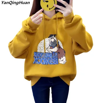Winter New Korean Version Of Loose Tops Plus Velvet Sweatshirt Women's Fashion Letter Prints Harajuku Pullover Coat Hoodies
Winter New Korean Version Of Loose Tops Plus Velvet Sweatshirt Women's Fashion Letter Prints Harajuku Pullover Coat Hoodies