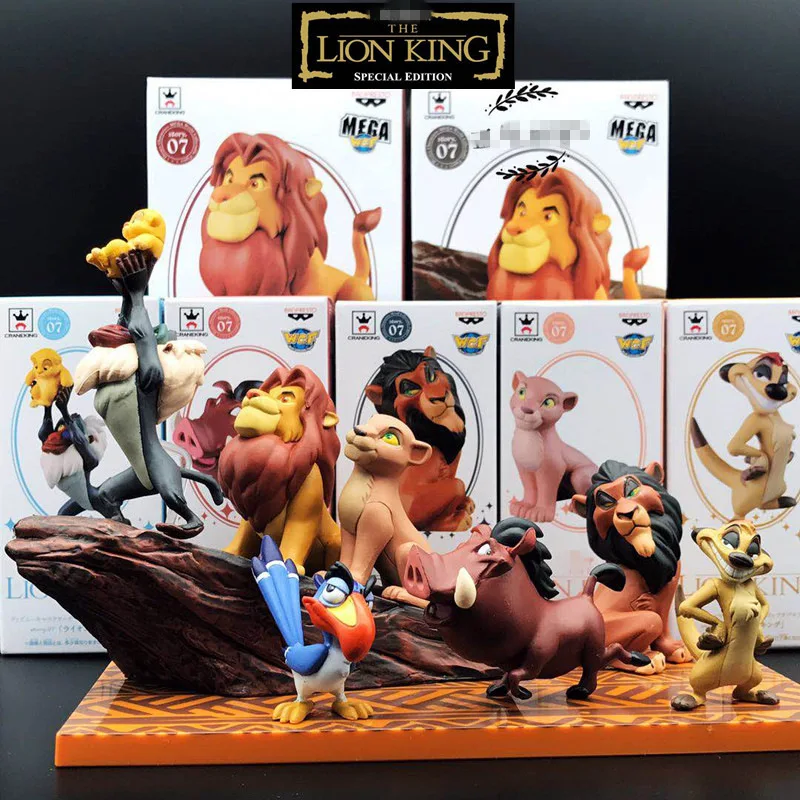 7pcs/set In Box Mega Figure Original Cartoon Lion King, Rafiki with Simba, Timon, Bird Action Figure Collectible Model Toy Gifts
7pcs/set In Box Mega Figure Original Cartoon Lion King, Rafiki with Simba, Timon, Bird Action Figure Collectible Model Toy Gifts