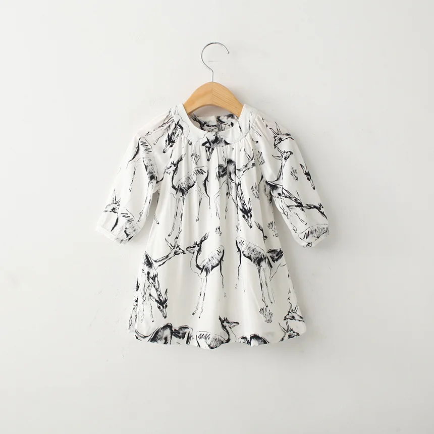 Chinese style ink printing new round neck girl deer long sleeves girl explosion cartoon print top toddler girl spring clothes
Chinese style ink printing new round neck girl deer long sleeves girl explosion cartoon print top toddler girl spring clothes