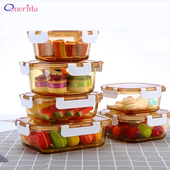 New Thicken High Borosilicate Glass Lunch Box Microwave Heating Crisper Glass Rectangle Food Storage Box Bento Box
New Thicken High Borosilicate Glass Lunch Box Microwave Heating Crisper Glass Rectangle Food Storage Box Bento Box