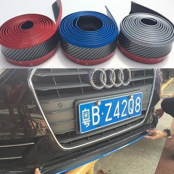 TT R8 A1 A2 A3 A4 A5 A6 A7 PU Carbon Fiber Front Bumper Protect Strip Body Kit Trim 2.5 Meters for Audi Universal
TT R8 A1 A2 A3 A4 A5 A6 A7 PU Carbon Fiber Front Bumper Protect Strip Body Kit Trim 2.5 Meters for Audi Universal