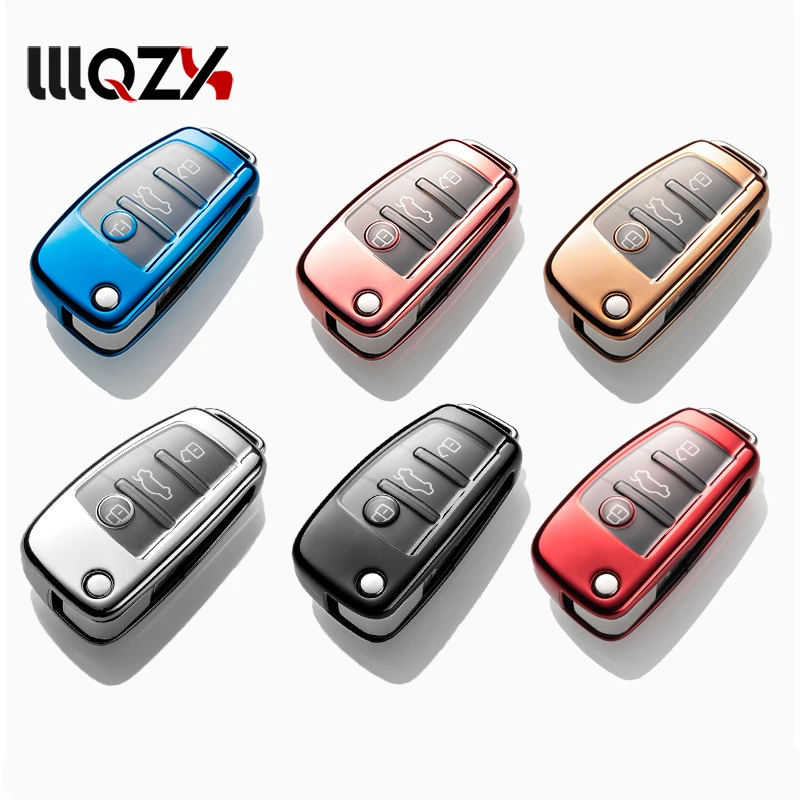 Car Styling Soft TPU Auto Key Protection Cover Case For Audi C6 A7 A8 R8 A1 A3 A4 A5 Q7 A6 C5 Car Holder Shell car accessories
Car Styling Soft TPU Auto Key Protection Cover Case For Audi C6 A7 A8 R8 A1 A3 A4 A5 Q7 A6 C5 Car Holder Shell car accessories