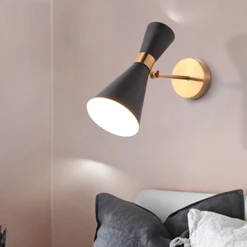 Nordic Bedroom Bedside Lamp Wall Lamp Simple Modern Aisle Corridor Hotel Golden Background Wall Lamp Creative LED Lamp
Nordic Bedroom Bedside Lamp Wall Lamp Simple Modern Aisle Corridor Hotel Golden Background Wall Lamp Creative LED Lamp