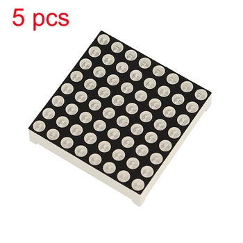 5pcs Red 8*8 LED Dot Matrix Module Display for 3 x 3 mm Common Anode Digital Tube 2 x 8 Pin DIY Electronic Kit
5pcs Red 8*8 LED Dot Matrix Module Display for 3 x 3 mm Common Anode Digital Tube 2 x 8 Pin DIY Electronic Kit