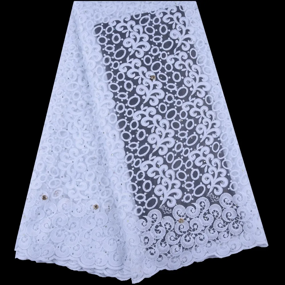 African Pure White Lace Fabric 2019 High Quality Lace French Tulle Lace Fabric With Stones Nigerian Lace Fabrics For Dress S1630
African Pure White Lace Fabric 2019 High Quality Lace French Tulle Lace Fabric With Stones Nigerian Lace Fabrics For Dress S1630