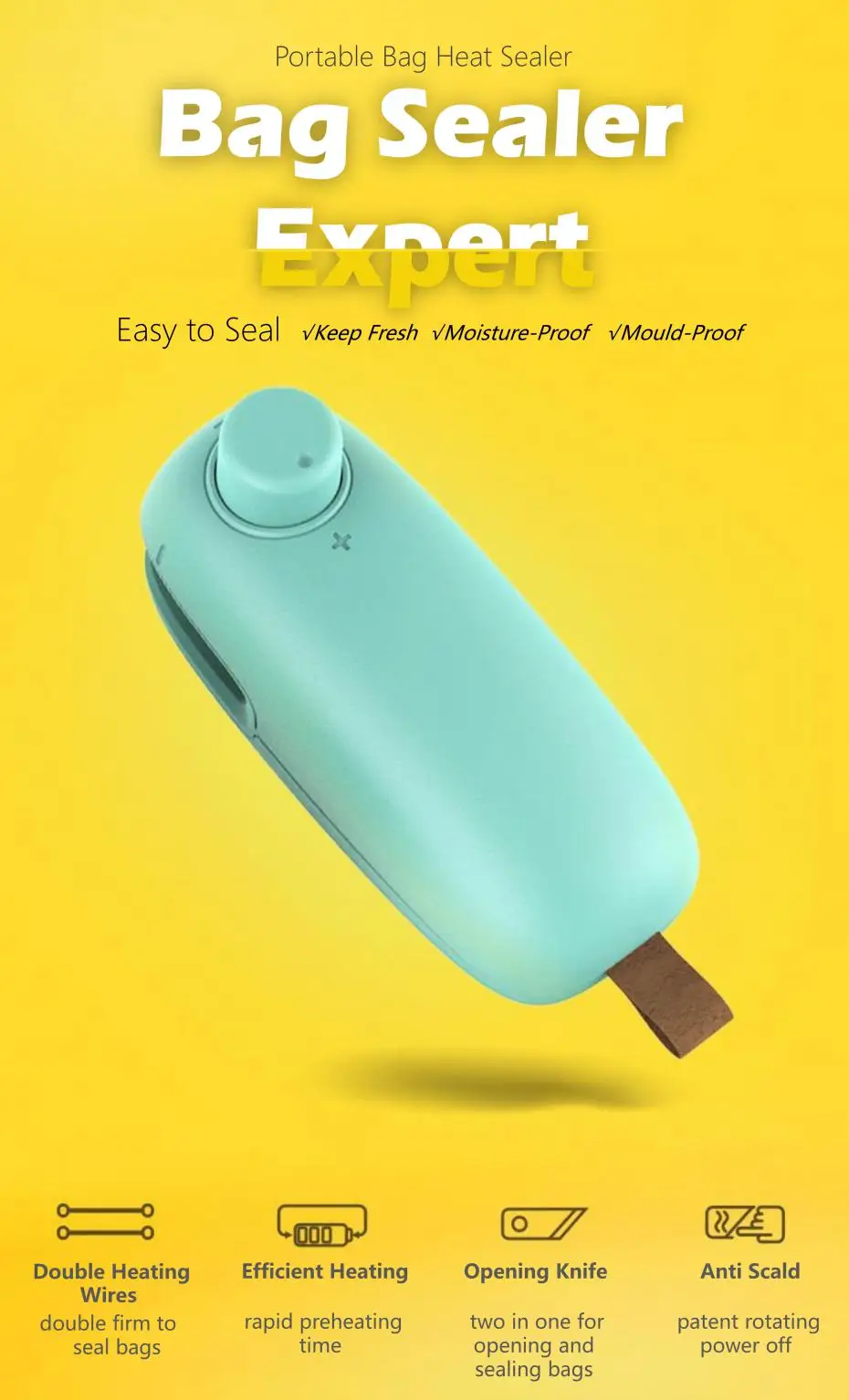2 In 1 Bag Sealer Mini Portable Sealing Machine Handheld Electric Heat And Cutter Kitchen Food Bag Clips Heat Sealer Household
2 In 1 Bag Sealer Mini Portable Sealing Machine Handheld Electric Heat And Cutter Kitchen Food Bag Clips Heat Sealer Household