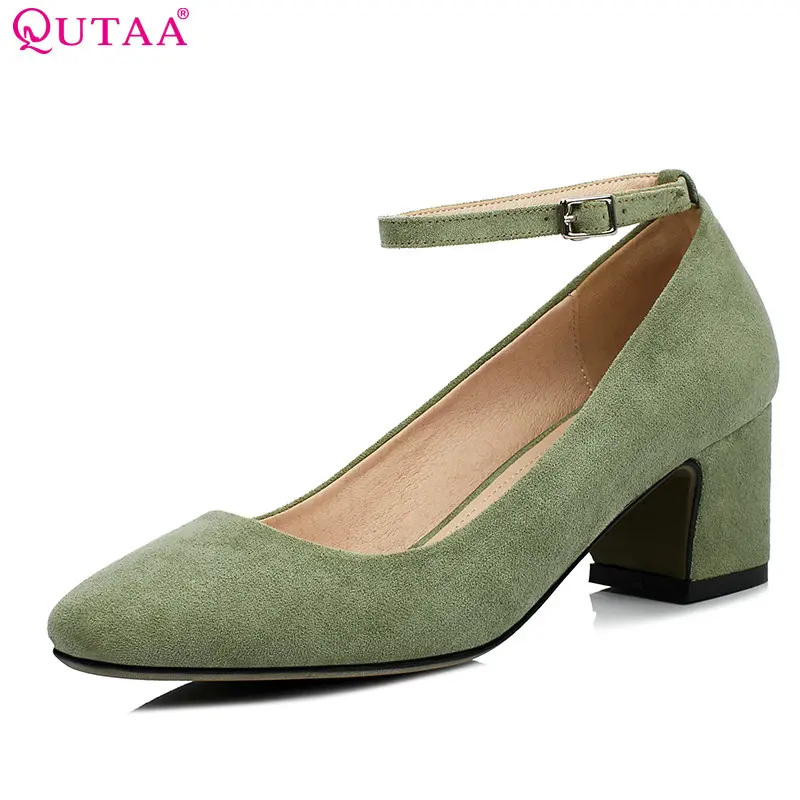 QUTAA 2018 Women Pumps Sweet Solid Square High Heel Flock + PU Spring and Autumn Square Toe Fashion Ladies Pumps Size 34-43
QUTAA 2018 Women Pumps Sweet Solid Square High Heel Flock + PU Spring and Autumn Square Toe Fashion Ladies Pumps Size 34-43