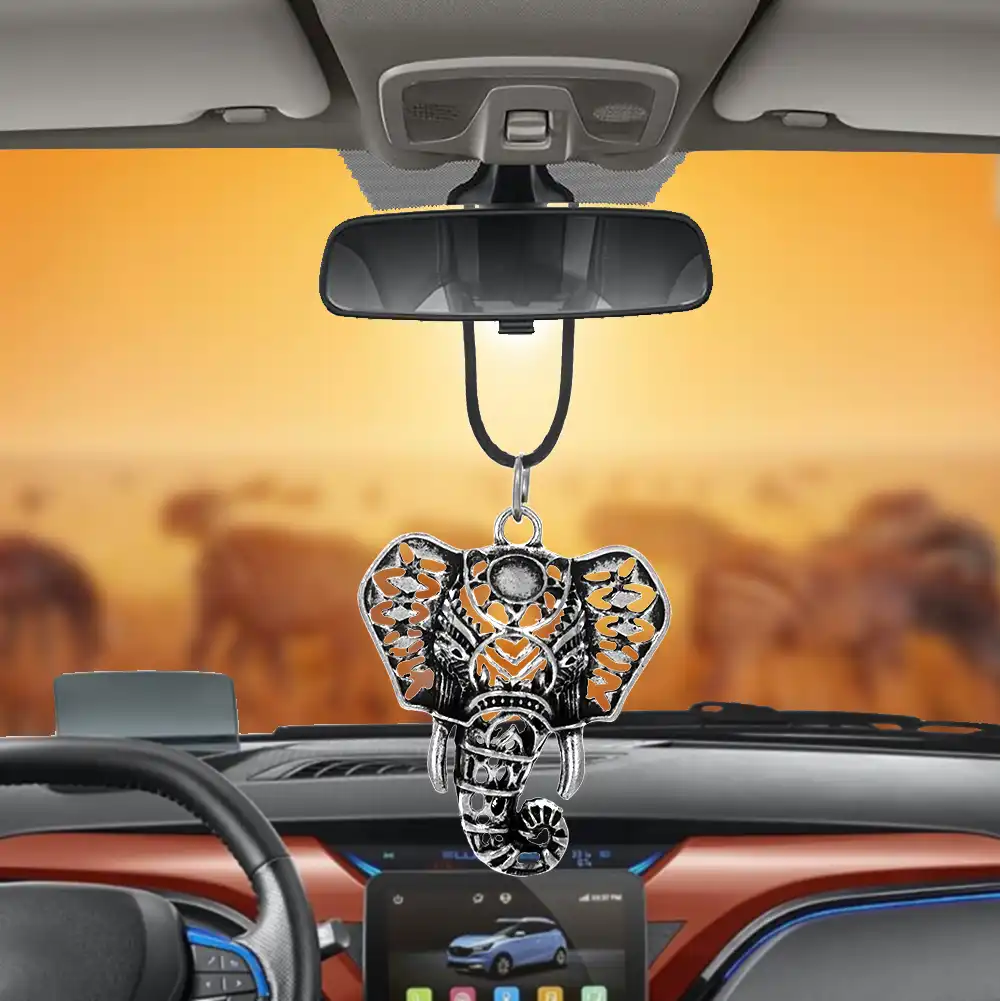 Bemost Auto Rear View Mirror Hanging Decoration Elephant Trunk