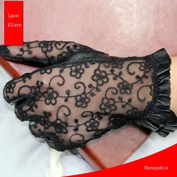 Sexy Fashion Female Lace Genuine Leather Gloves Women Real Leather Sheepskin Mittens Ladies Touch Screen Phone Driving Glove S71
Sexy Fashion Female Lace Genuine Leather Gloves Women Real Leather Sheepskin Mittens Ladies Touch Screen Phone Driving Glove S71