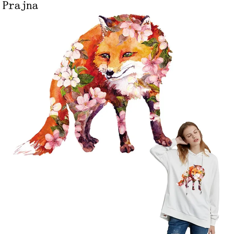 Prajna Animal Iron On Patch Flower Fox Heat Transfers Hippie A-level Washable Hot Vinyl Patches For Clothes Decoration DIY Badge
Prajna Animal Iron On Patch Flower Fox Heat Transfers Hippie A-level Washable Hot Vinyl Patches For Clothes Decoration DIY Badge