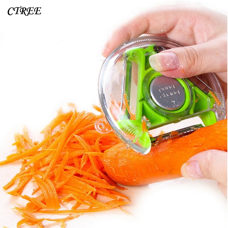 CTREE Vegetable Fruit Peeler Paring Knife Slicer Triple Fruit Vegetable Cooking Tools Peeler Planer Stainless Steel Blade C59
CTREE Vegetable Fruit Peeler Paring Knife Slicer Triple Fruit Vegetable Cooking Tools Peeler Planer Stainless Steel Blade C59