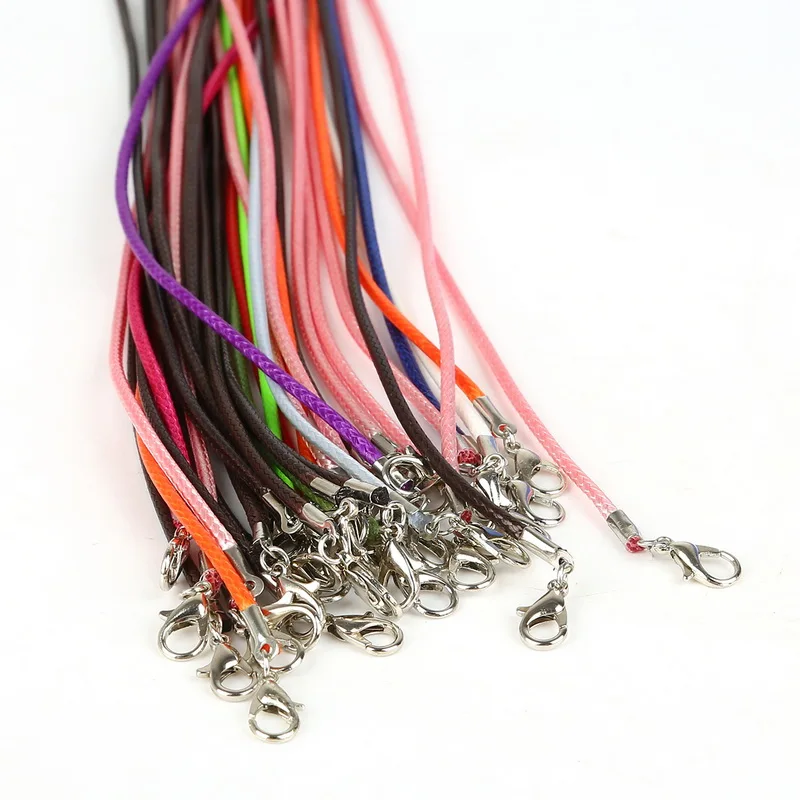 New 5PCS/lot 2mm Leather Chains Jewelry Findings String 45+5cm Cord Necklace Bracelet Pendant Charms With Lobster Clasp DIY
New 5PCS/lot 2mm Leather Chains Jewelry Findings String 45+5cm Cord Necklace Bracelet Pendant Charms With Lobster Clasp DIY