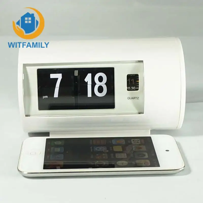Retro Table Clock Auto Flip Clock Desk Clock Flip Page 12 Hours AM/ PM Format Display Timepiece Turning Clocks
Retro Table Clock Auto Flip Clock Desk Clock Flip Page 12 Hours AM/ PM Format Display Timepiece Turning Clocks