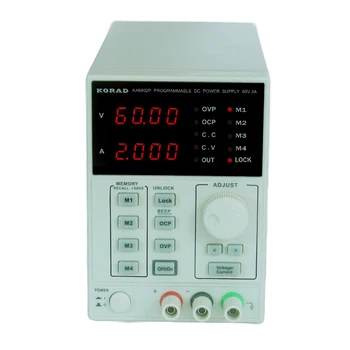 KA6002P - Programmable Precision Variable 60V 2A DC Linear Power Supply Digital Regulated Lab Grade with USB cable and software
KA6002P - Programmable Precision Variable 60V 2A DC Linear Power Supply Digital Regulated Lab Grade with USB cable and software