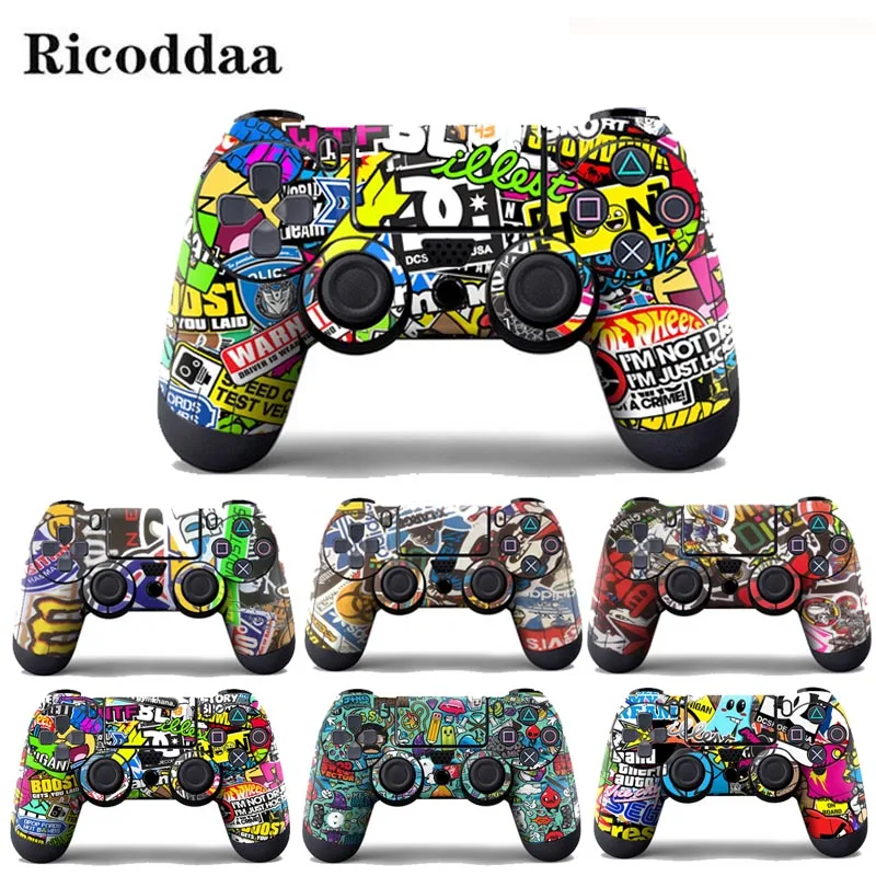 Cartoon Vinyl Skin Sticker For Sony Playstation 4 Controller Protective Cover Sticker For PS4 Gamepad Skin Decal Accessories
Cartoon Vinyl Skin Sticker For Sony Playstation 4 Controller Protective Cover Sticker For PS4 Gamepad Skin Decal Accessories