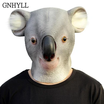 GNHYLL Novelty Latex Koala Bear Mask Australia Outback Animal Kangaroo Party Helmet Halloween Cosplay Costume Props
GNHYLL Novelty Latex Koala Bear Mask Australia Outback Animal Kangaroo Party Helmet Halloween Cosplay Costume Props