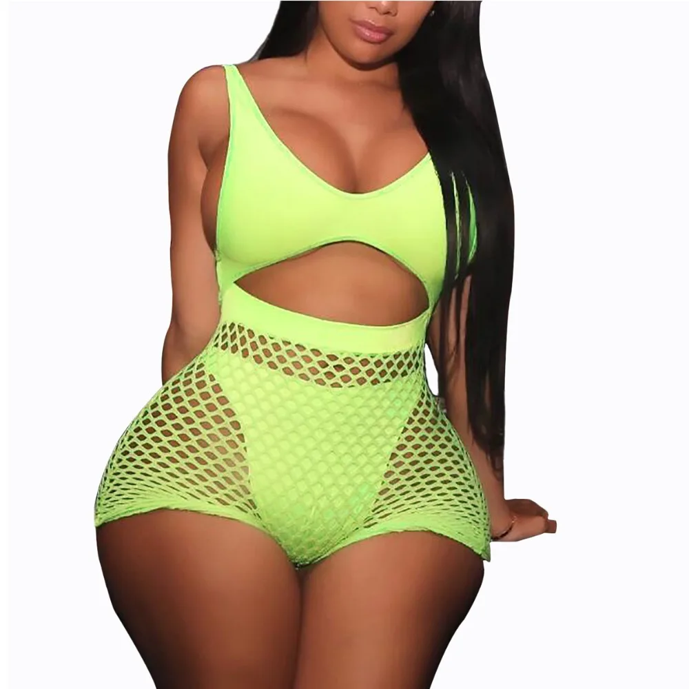 BKLD Rompers Womens Jumpsuit Sexy Sleeveless Backless Hollow Out Mesh Romper 2019 Summer New See-through Noen Romper Women
BKLD Rompers Womens Jumpsuit Sexy Sleeveless Backless Hollow Out Mesh Romper 2019 Summer New See-through Noen Romper Women
