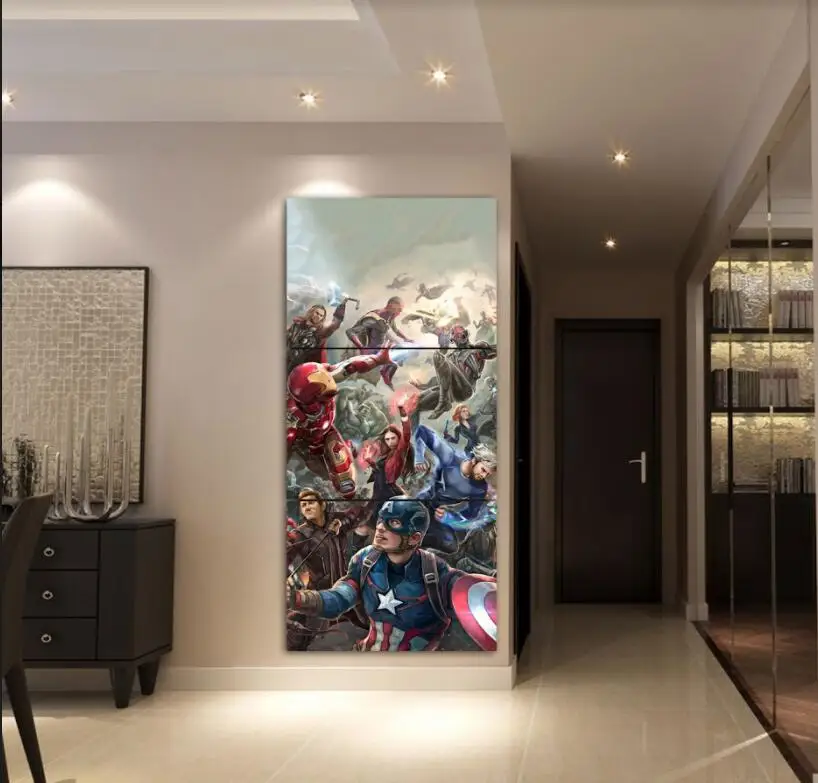 Canvas HD Printed Movie Poster Painting 3 Pieces Modern Avengers Figure Home Decor For Living Room Wall Art Pictures Framework
Canvas HD Printed Movie Poster Painting 3 Pieces Modern Avengers Figure Home Decor For Living Room Wall Art Pictures Framework