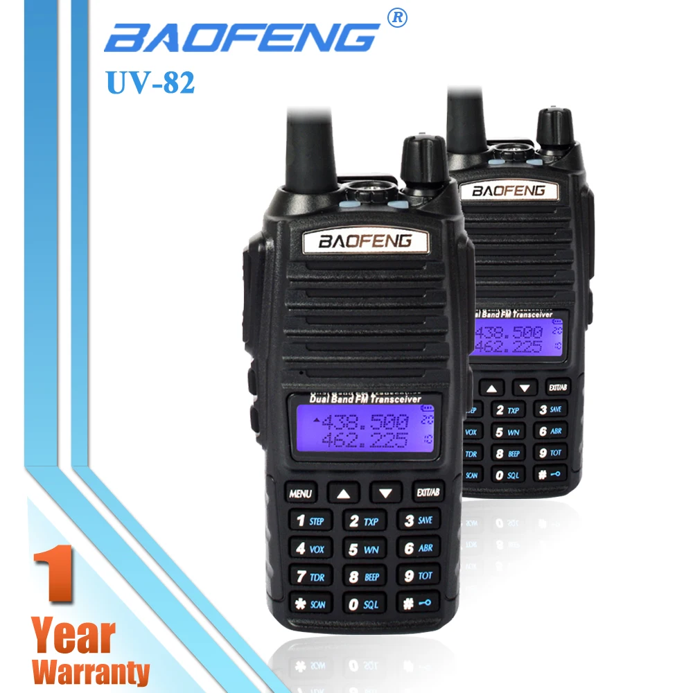 2pcs Baofeng UV-82 Dual Band Ham Radio 137-174/400-520MHz UV82 Two Way Walkie Talkie Portable Transceiver UV 82 Black
2pcs Baofeng UV-82 Dual Band Ham Radio 137-174/400-520MHz UV82 Two Way Walkie Talkie Portable Transceiver UV 82 Black