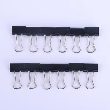12 Pcs/lot Black Metal Binder Clips 15mm Notes Letter Clip Office Supplies Binding Clip
12 Pcs/lot Black Metal Binder Clips 15mm Notes Letter Clip Office Supplies Binding Clip