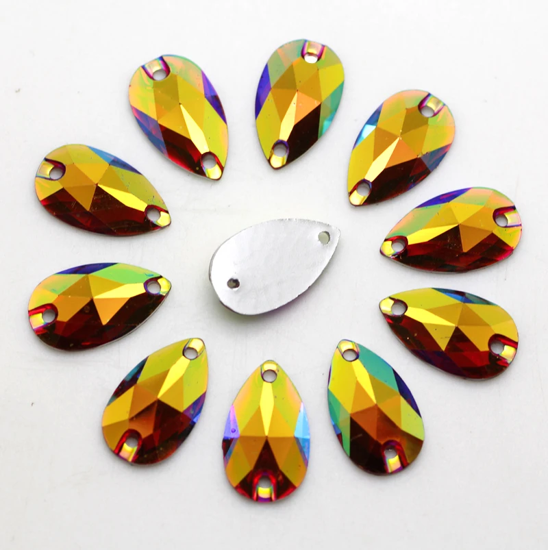 10.5*18mm 100pcs Waterdrop Gold red AB Color Silver Base Sew On Rhinestone Sew On Stones buttons for Garment Clothing Decoration
10.5*18mm 100pcs Waterdrop Gold red AB Color Silver Base Sew On Rhinestone Sew On Stones buttons for Garment Clothing Decoration