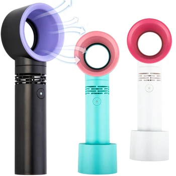 USB Mini Fan Bladeless Air Conditioner Handheld Ventilador Fan 3 Speed Summer Desktop Leafless Air Cooler Fan With LED Light
USB Mini Fan Bladeless Air Conditioner Handheld Ventilador Fan 3 Speed Summer Desktop Leafless Air Cooler Fan With LED Light