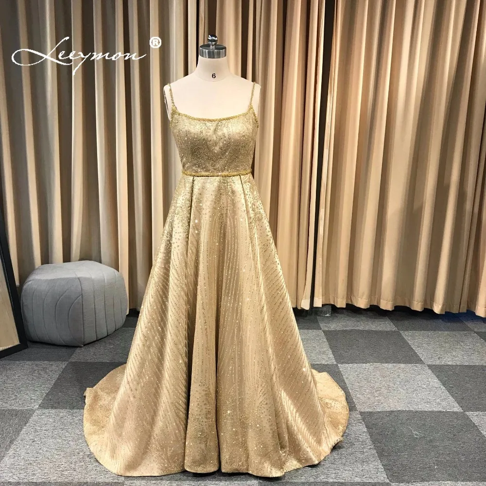 Robe De Soiree Gold Glitter Shiny Evening Dress Sleeveless Spaghetti Strap Evening Party Floor Length Formal Long Evening Dress
Robe De Soiree Gold Glitter Shiny Evening Dress Sleeveless Spaghetti Strap Evening Party Floor Length Formal Long Evening Dress