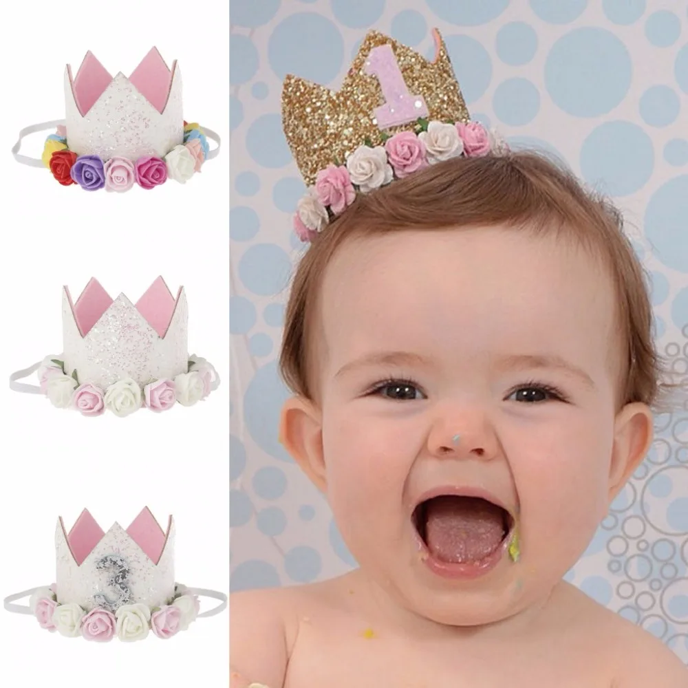 Baby Princess Tiara Crown Kids First Birthday Hat Sparkle Gold Flower Style 1/2 Style White &Flower Headband Girl Party Headwear
Baby Princess Tiara Crown Kids First Birthday Hat Sparkle Gold Flower Style 1/2 Style White &Flower Headband Girl Party Headwear