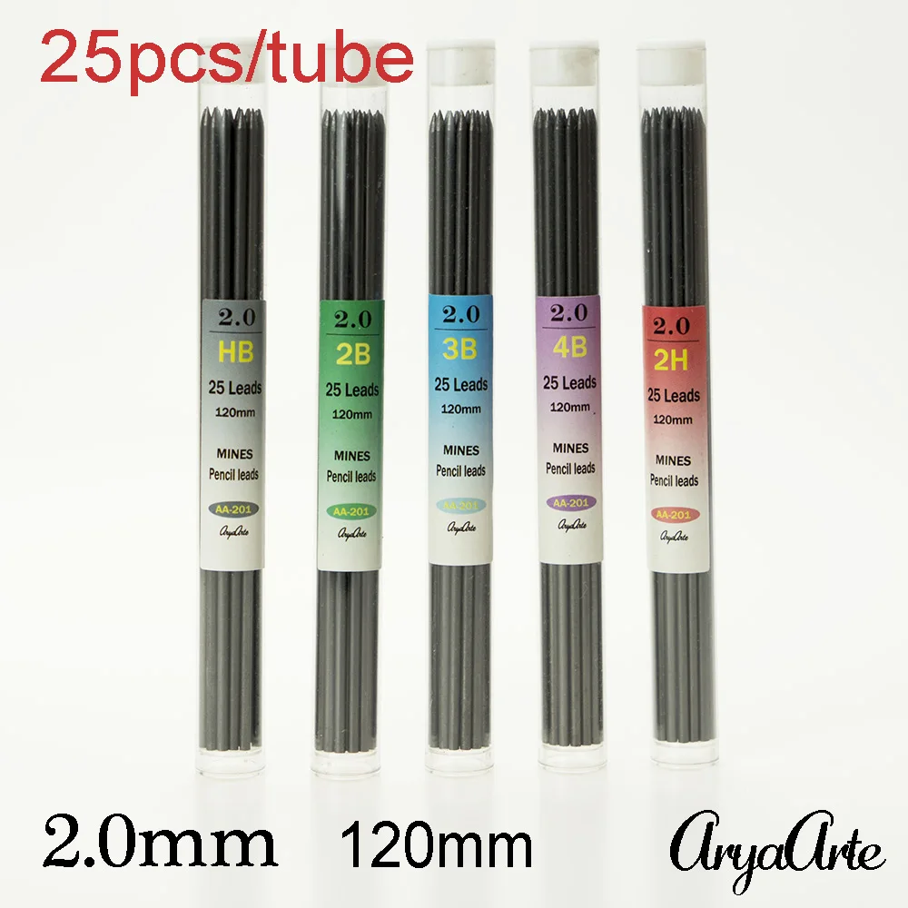 2.0mm Mechanical Pencil Refill Leads 2H HB 2B 3B 4B Graphite Fresh Automatic Pencil School Supplies Sketch Drawin Stationery
2.0mm Mechanical Pencil Refill Leads 2H HB 2B 3B 4B Graphite Fresh Automatic Pencil School Supplies Sketch Drawin Stationery