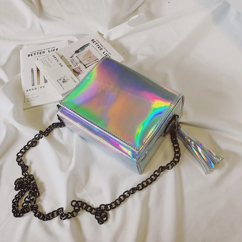2019 New Handbag Bag Satchel Mini Small Fringes Laser Chain Pu Women's Messenger Bag Single Shoulder & Crossbody Bags Fashion
2019 New Handbag Bag Satchel Mini Small Fringes Laser Chain Pu Women's Messenger Bag Single Shoulder & Crossbody Bags Fashion