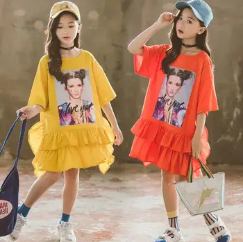 2019 wholesale girls ruffles dress cotton fashion summer girls dresses 4-9t B913
2019 wholesale girls ruffles dress cotton fashion summer girls dresses 4-9t B913