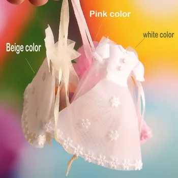 Baby Shower 7*9cm Organza Bags Wedding Dress Design Candy Favor Bags With Drawstring 24pcs
Baby Shower 7*9cm Organza Bags Wedding Dress Design Candy Favor Bags With Drawstring 24pcs