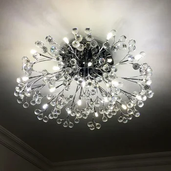 European round living room headlight crystal lamp creative American restaurant modern minimalist led ceiling lamp golden bedroom
European round living room headlight crystal lamp creative American restaurant modern minimalist led ceiling lamp golden bedroom