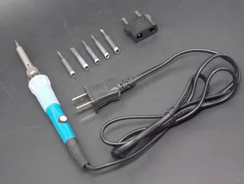 220V 60W Adjustable Temperature Electric Iron Welding Soldering Iron Solder Rework Repair Tool + 5pc Iron Tip EU Plug Adapter
220V 60W Adjustable Temperature Electric Iron Welding Soldering Iron Solder Rework Repair Tool + 5pc Iron Tip EU Plug Adapter