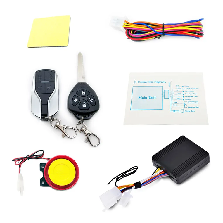 Original1 Way Motorcycle Alarm Moto Remote Engine Start Alarm Moto Protection with Mini Transmitter
Original1 Way Motorcycle Alarm Moto Remote Engine Start Alarm Moto Protection with Mini Transmitter
