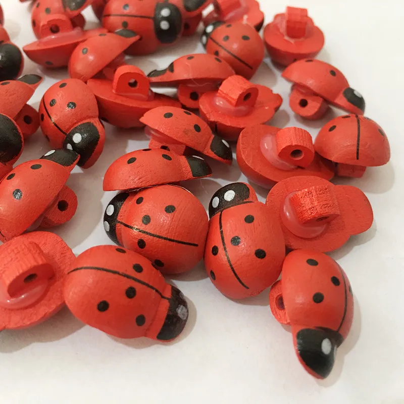10pcs ladybug Children decorative wooden buttons sewing seam scrapbooking accessories wood button for clothing Crafts 51086
10pcs ladybug Children decorative wooden buttons sewing seam scrapbooking accessories wood button for clothing Crafts 51086