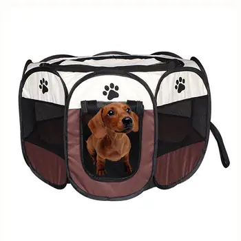Portable Folding Pet Tent Dog House Octagonal Fence Puppy Kennel Multifunctional Dog Cat Cage Tent Outdoor Pet Products
Portable Folding Pet Tent Dog House Octagonal Fence Puppy Kennel Multifunctional Dog Cat Cage Tent Outdoor Pet Products