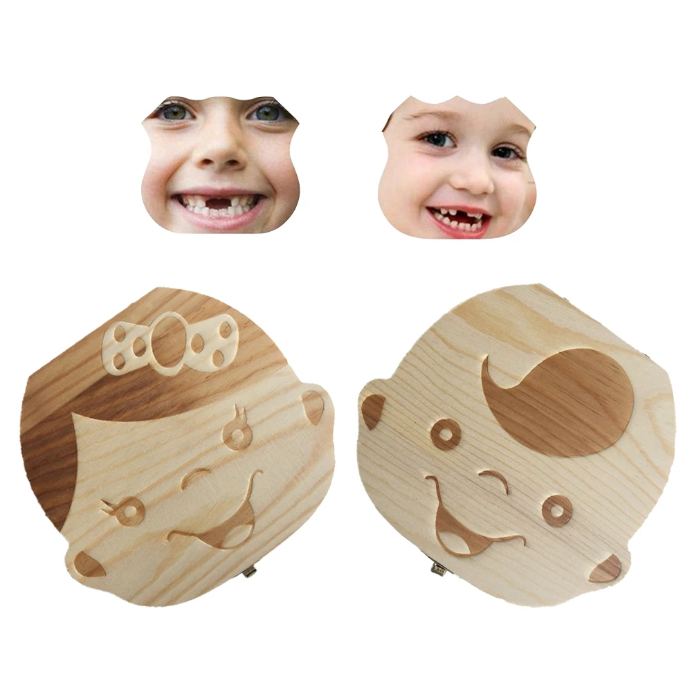 Baby Kids Tooth Box Organizer Wood Storage Box Baby Milk Teeth Umbilical Cord Collect Organizador Spanish&English&Russian Case
Baby Kids Tooth Box Organizer Wood Storage Box Baby Milk Teeth Umbilical Cord Collect Organizador Spanish&English&Russian Case