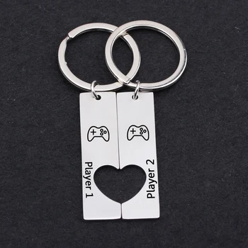 Lovers Keyring Hollow out of the heart Keychian Plyer1 and Plyer2 Keychain 2PCS Keyfob Keychain Keysholder Bagchain
Lovers Keyring Hollow out of the heart Keychian Plyer1 and Plyer2 Keychain 2PCS Keyfob Keychain Keysholder Bagchain