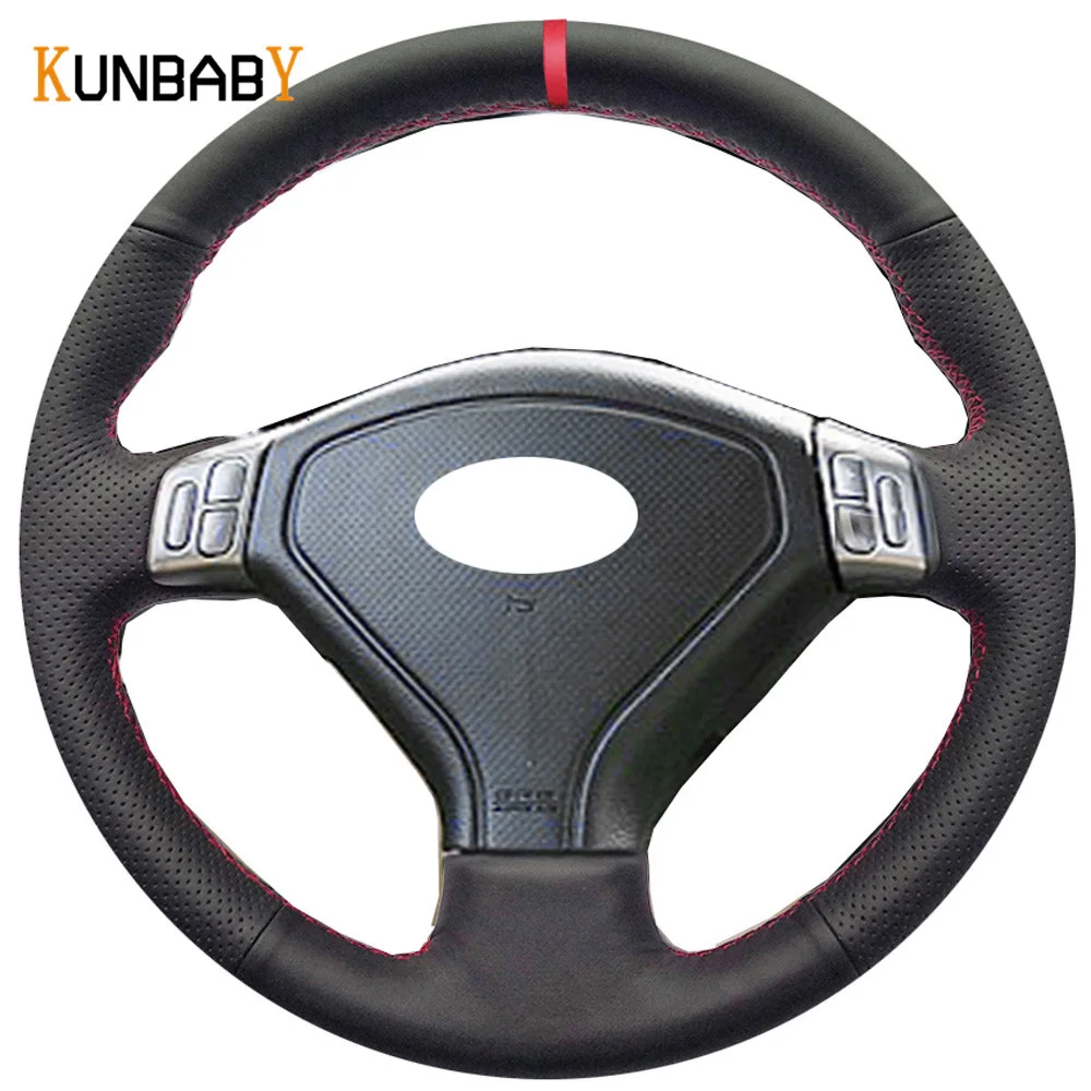 KUNBABY Genuine Leather Car Steering Wheel Cover Red Marker on Top for Subaru Forester 2004-2006 Outback 2004 2005 Legacy 2006
KUNBABY Genuine Leather Car Steering Wheel Cover Red Marker on Top for Subaru Forester 2004-2006 Outback 2004 2005 Legacy 2006