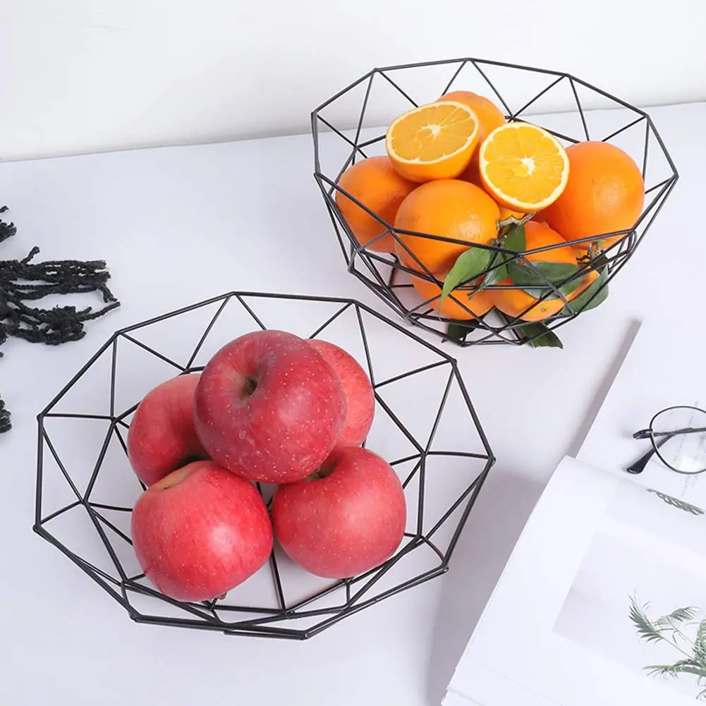 Creative Fruit Tray Drain Basket Household Iron Fruit Bowl Geometric Patterns HTQ99
Creative Fruit Tray Drain Basket Household Iron Fruit Bowl Geometric Patterns HTQ99
