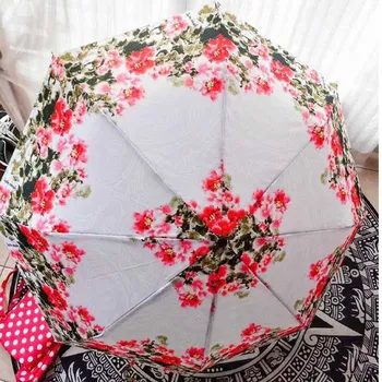 Rich auspicious red rose folding creative umbrella three fold spot direct 8 bone sun paraguas rain women men fasion parasol
Rich auspicious red rose folding creative umbrella three fold spot direct 8 bone sun paraguas rain women men fasion parasol