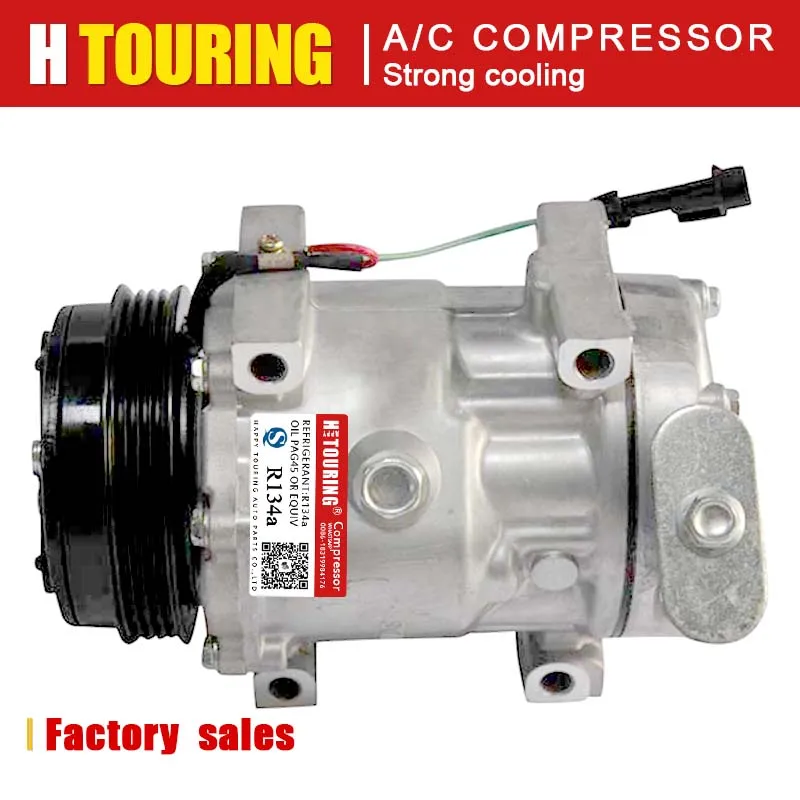 Sanden SD7V16 ac Compressor for Fiat Ducato Bus Box 2.3 3.0 kasten Citroen IVECO DAILY 504384357 71721759 71724259 504005418
Sanden SD7V16 ac Compressor for Fiat Ducato Bus Box 2.3 3.0 kasten Citroen IVECO DAILY 504384357 71721759 71724259 504005418